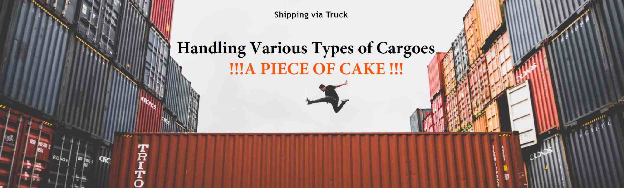 Cargo types in truck service